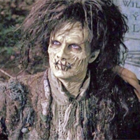 𝅺Hocus Pocus Billy Butcherson, Black Long‎ Sleeve Cotton Shirt Size L Disney - Picture 4 of 11